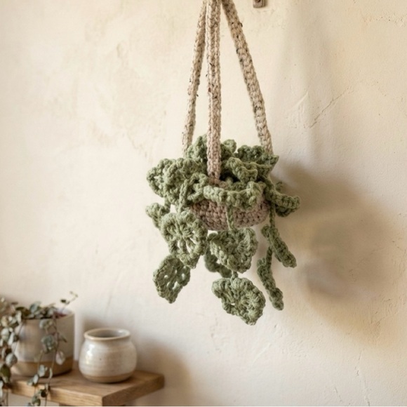 Handmade Other - Small Crochet Plant Hanger